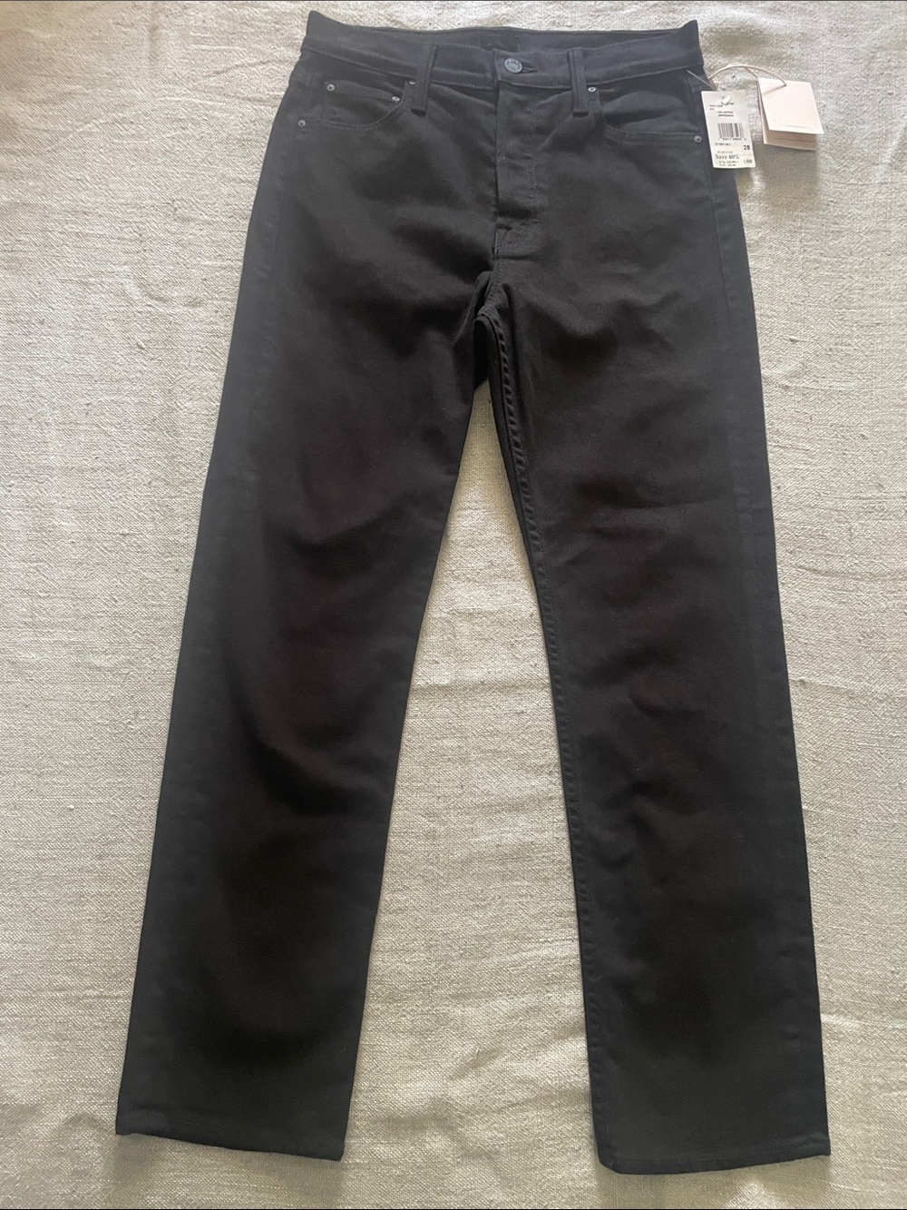 Women’s “Mother” black jeans